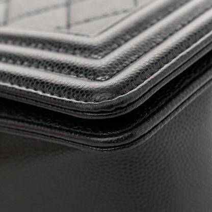 Chanel Caviar Quilted Small Boy Flap Black 11 of 12