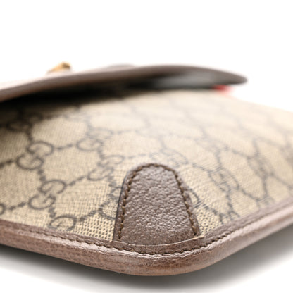 Gucci GG Supreme Monogram Neo Vintage Web Belt Bag Brown 9 of 12