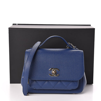 Chanel Caviar Quilted Mini Business Affinity Flap Blue 11 of 11