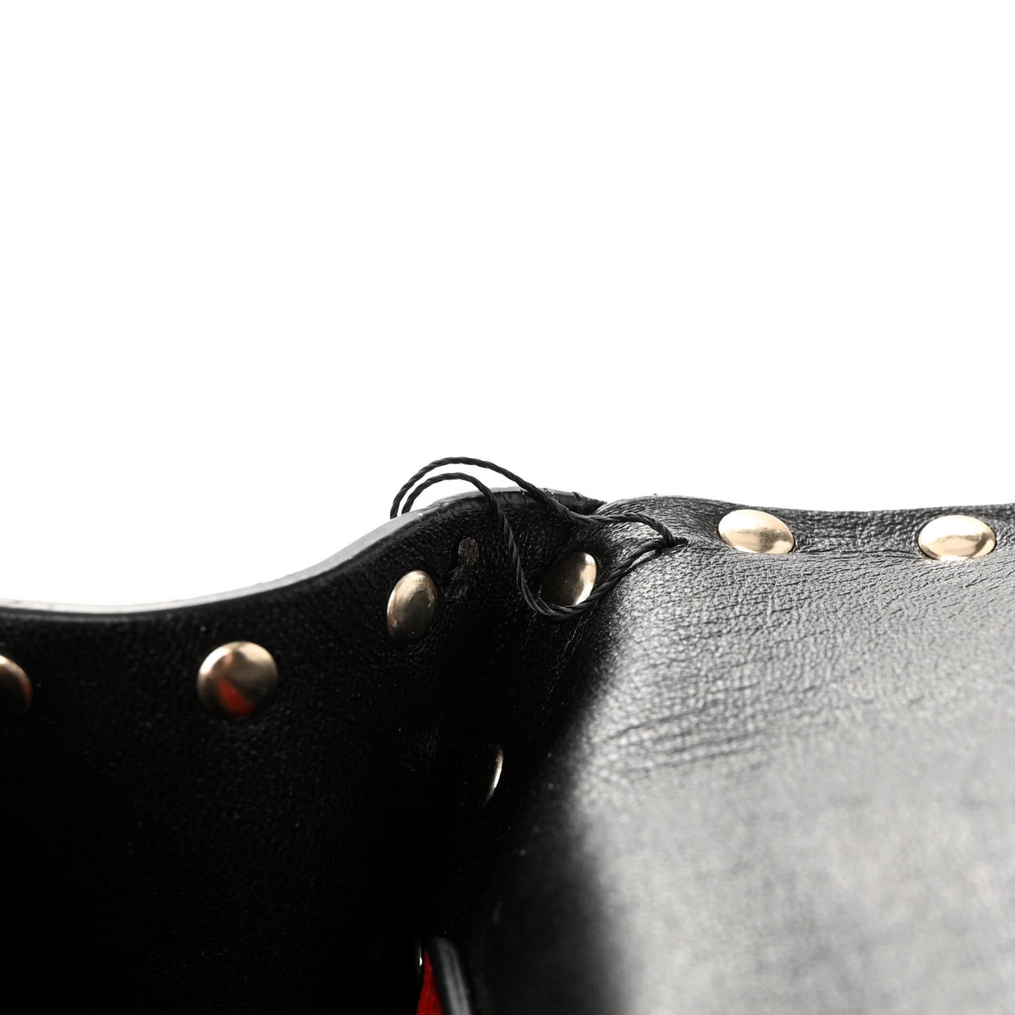Lambskin VLTN Print Medium Rockstud Spike Shoulder Bag Black
