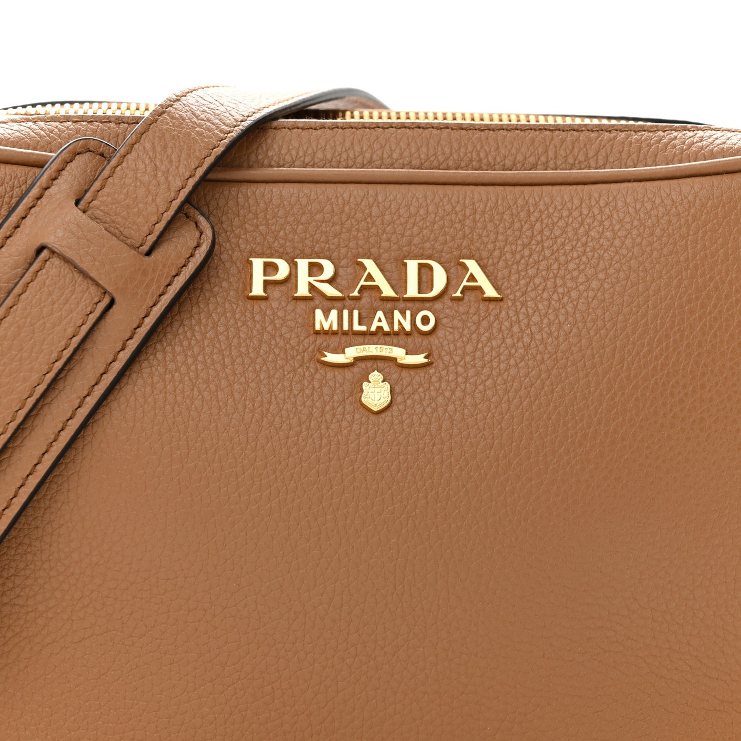 Vitello Phenix Camera Bag Cannella