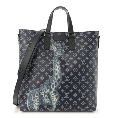 Louis Vuitton Savane Monogram Chapman Atlas Tote Ink 1 of 11