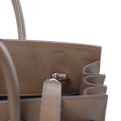 Saint Laurent Grained Calfskin Baby Sac De Jour Dark Beige 11 of 12