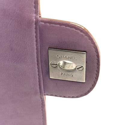 Chanel Patent Quilted East West Chocolate Bar Flap Light Purple 7 of 11