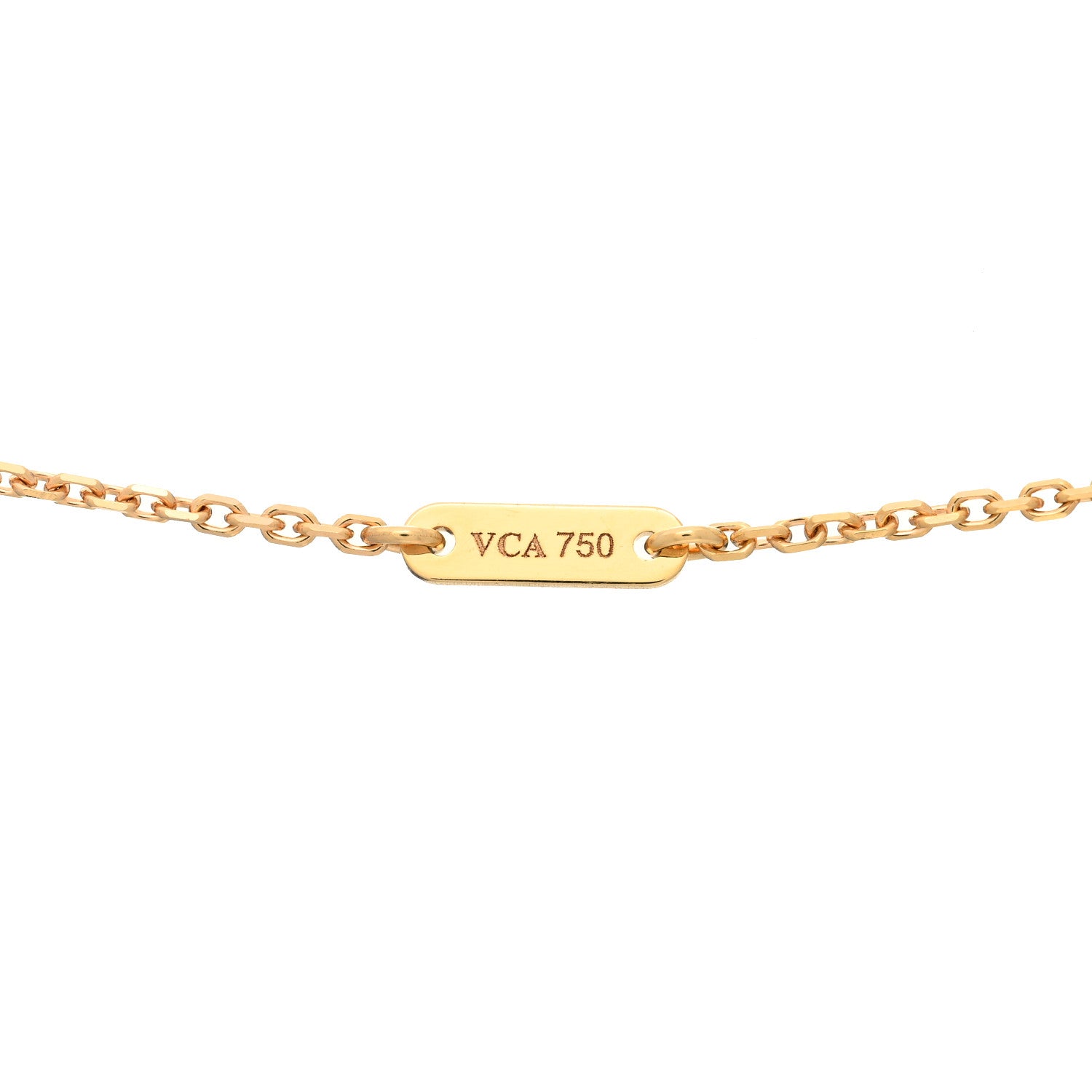 Van Cleef & Arpels 18K Rose Gold Carnelian Sweet Alhambra Heart Pendant Necklace 5 of 5
