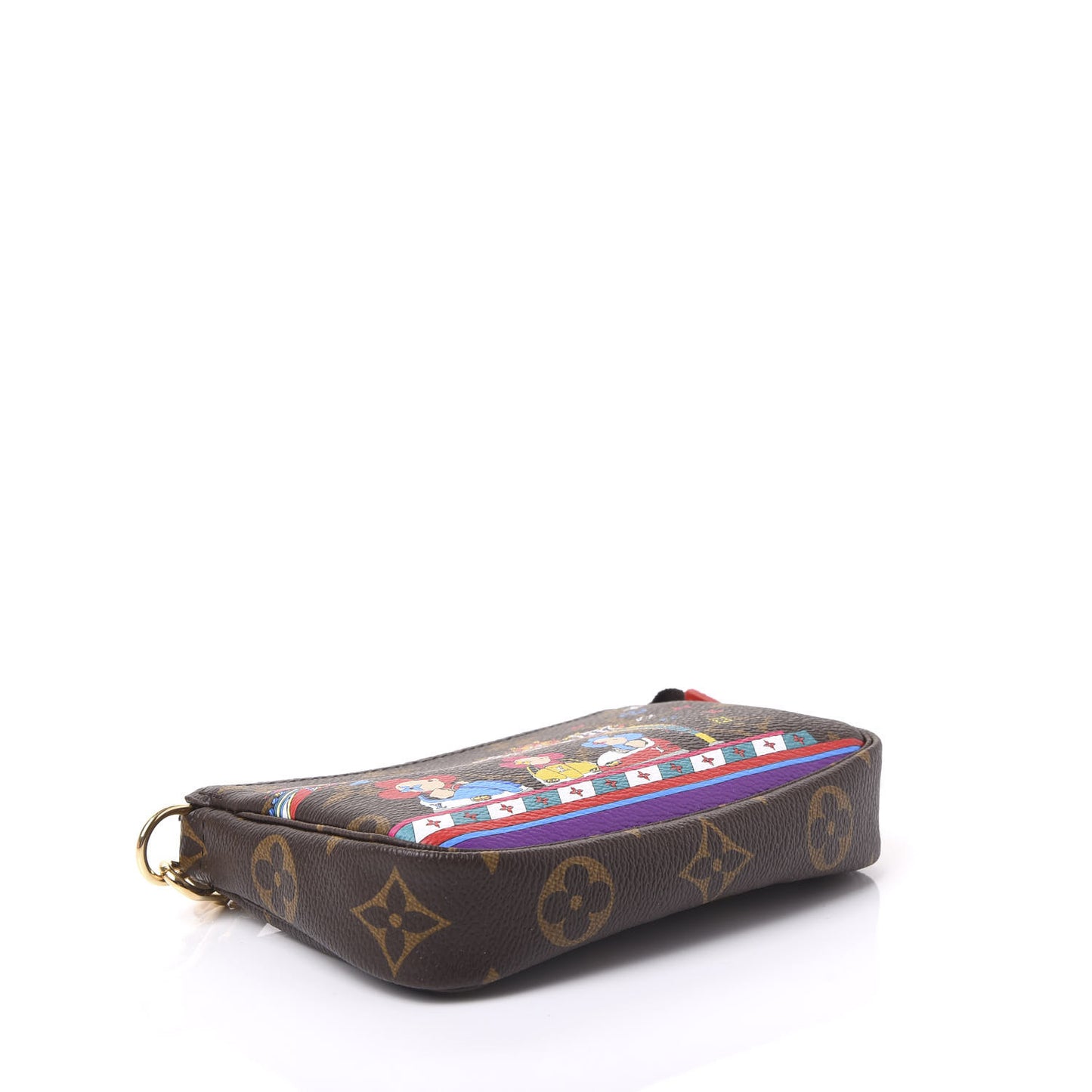 Monogram 2020 Christmas Animation Bumper Cars Mini Pochette Accessories Coquelicot