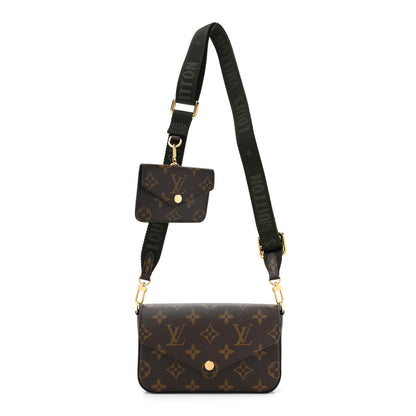 Louis Vuitton Monogram Felicie Strap & Go Kaki 1 of 12