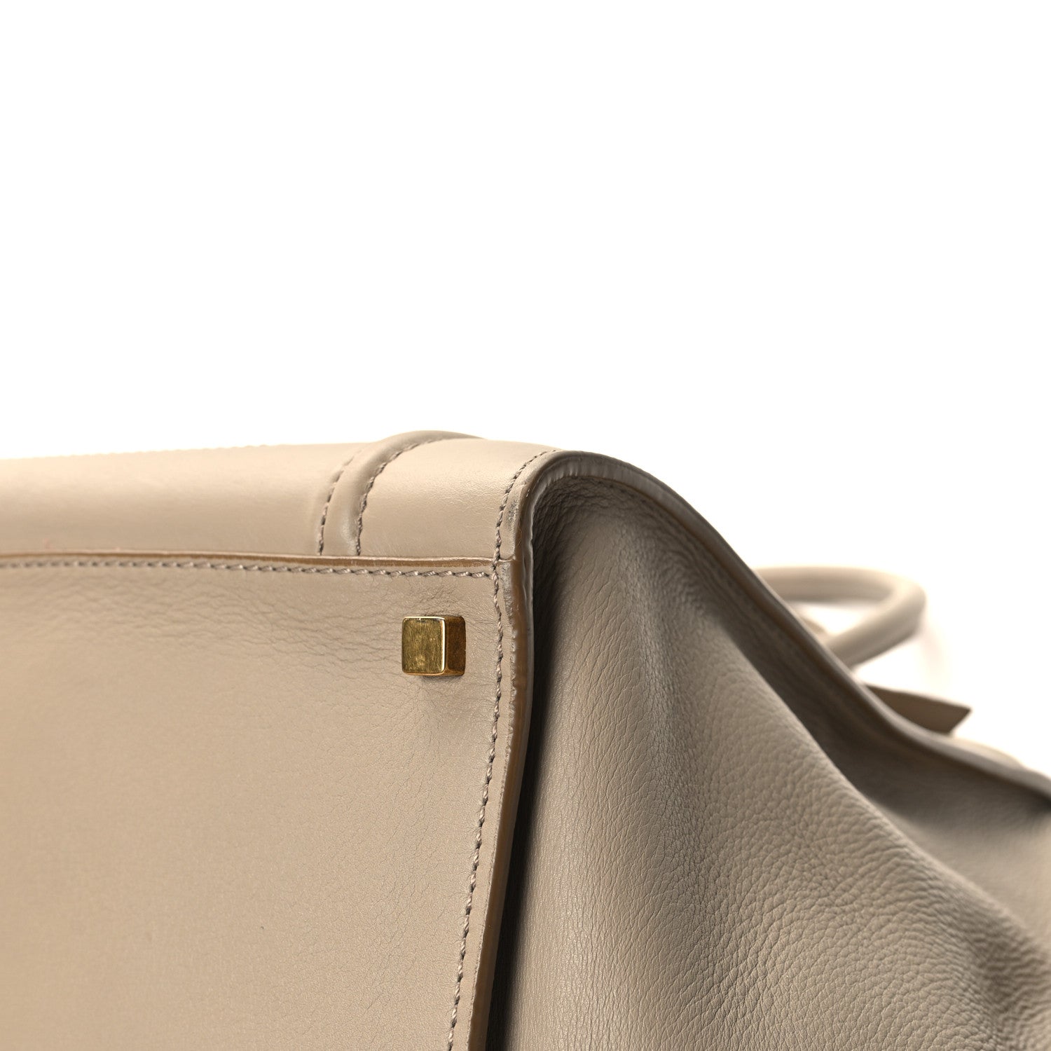 Celine Grained Calfskin Medium Phantom Luggage Beige 10 of 13
