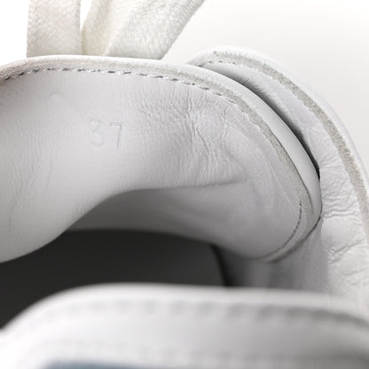 Hermes Suede Get Sneakers 37 Vert D'eau White 8 of 9