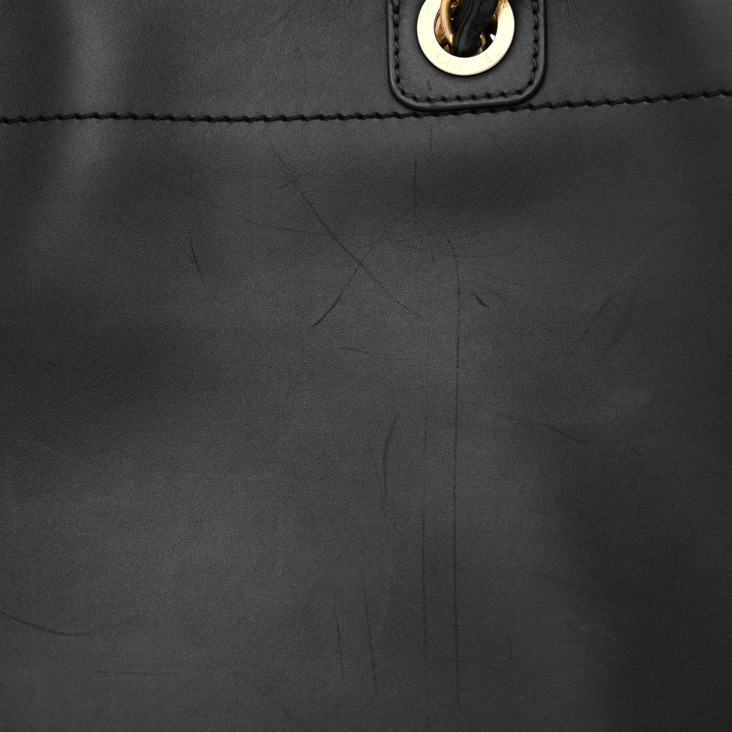 Chanel Calfskin Medium Deauville Tote Black 13 of 15