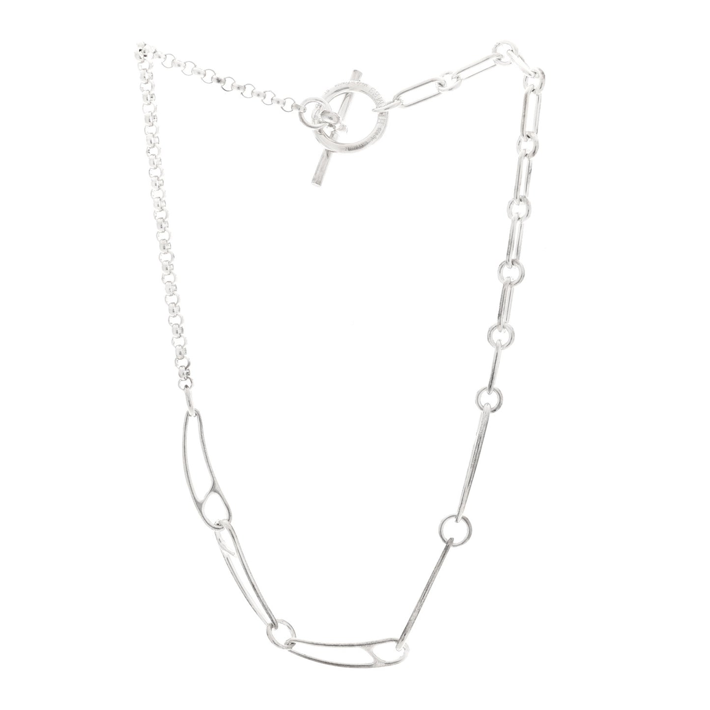 Sterling Silver Chaine d'Ancre Punk Necklace