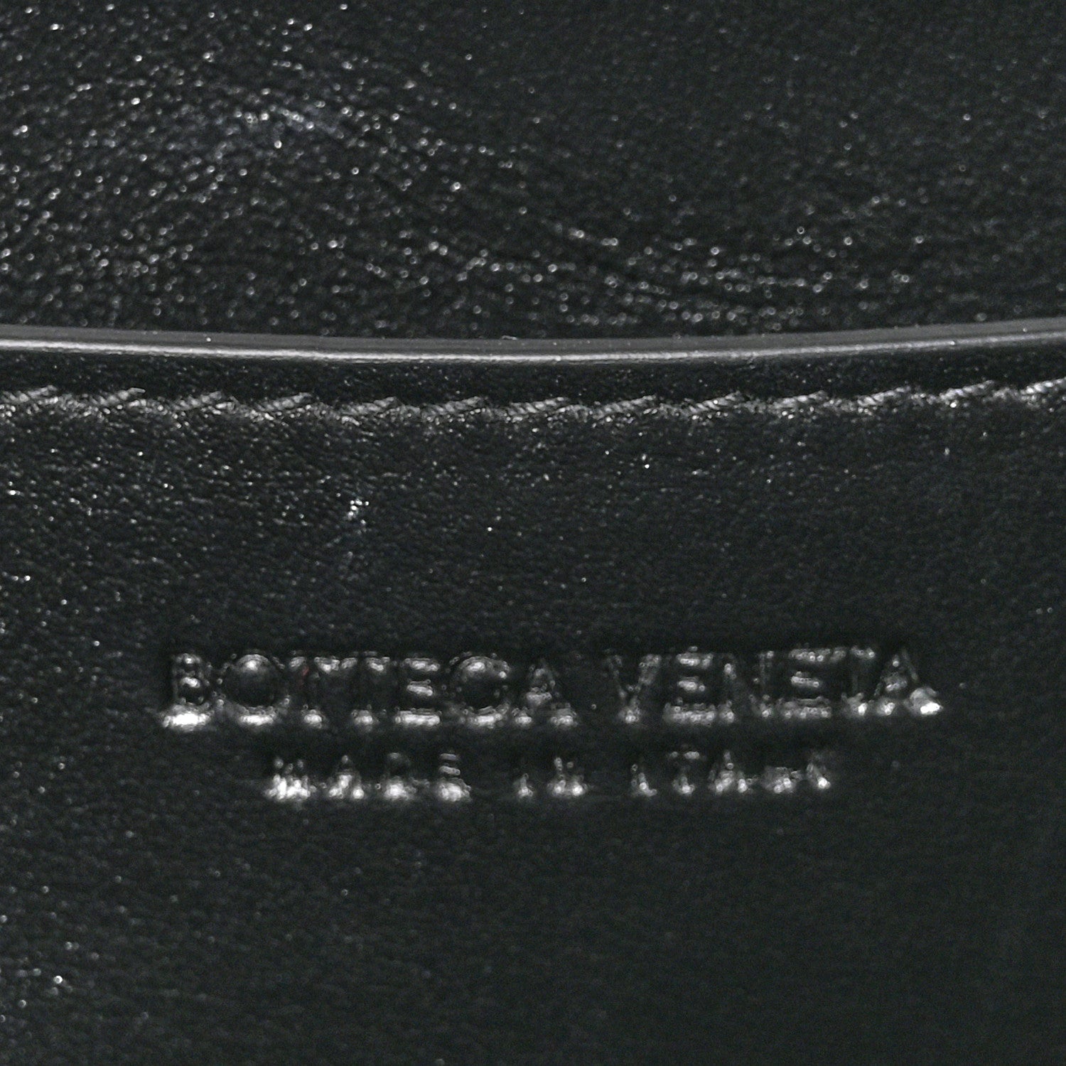 Bottega Veneta Lambskin Maxi Intreccio Cassette Phone Pouch Crossbody Bag Black 6 of 9