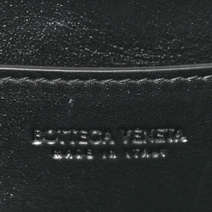 Bottega Veneta Lambskin Maxi Intreccio Cassette Phone Pouch Crossbody Bag Black 6 of 9