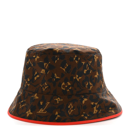 Louis Vuitton Cotton LV Safari Bucket Hat S Black Red 4 of 9