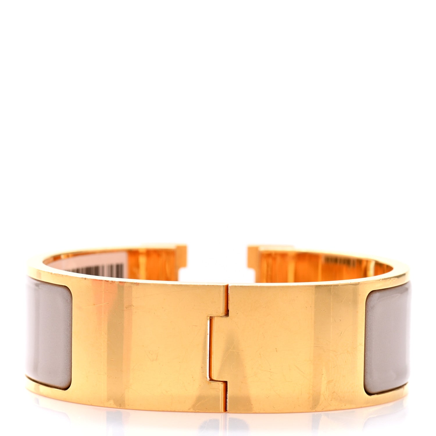 Hermes Enamel Wide Clic Clac H Bracelet PM Marron Glace 6 of 10