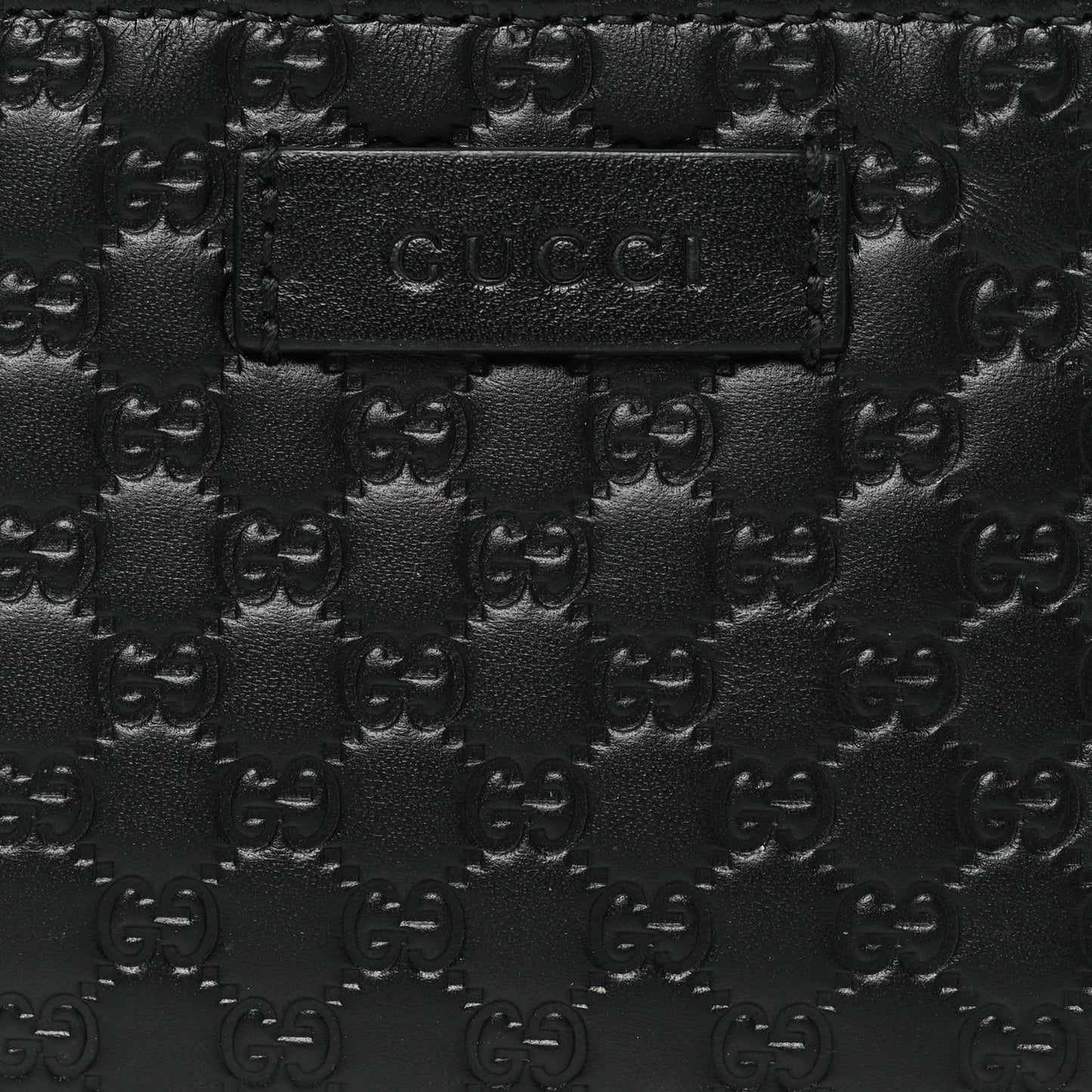 Microguccissima Key Ring Coin Case Black