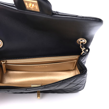 Chanel Lambskin Quilted Mini Rectangular Pearl Crush Flap Black 4 of 4