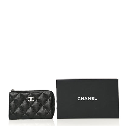 Chanel Caviar Quilted Zipped Key Holder Case Black 11 of 11