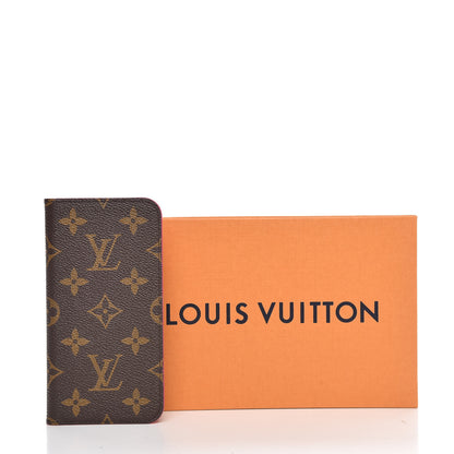Louis Vuitton Monogram iPhone X Folio Case Rose Pop 7 of 7