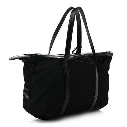 Prada Tessuto Nylon Saffiano Tote Black 3 of 10