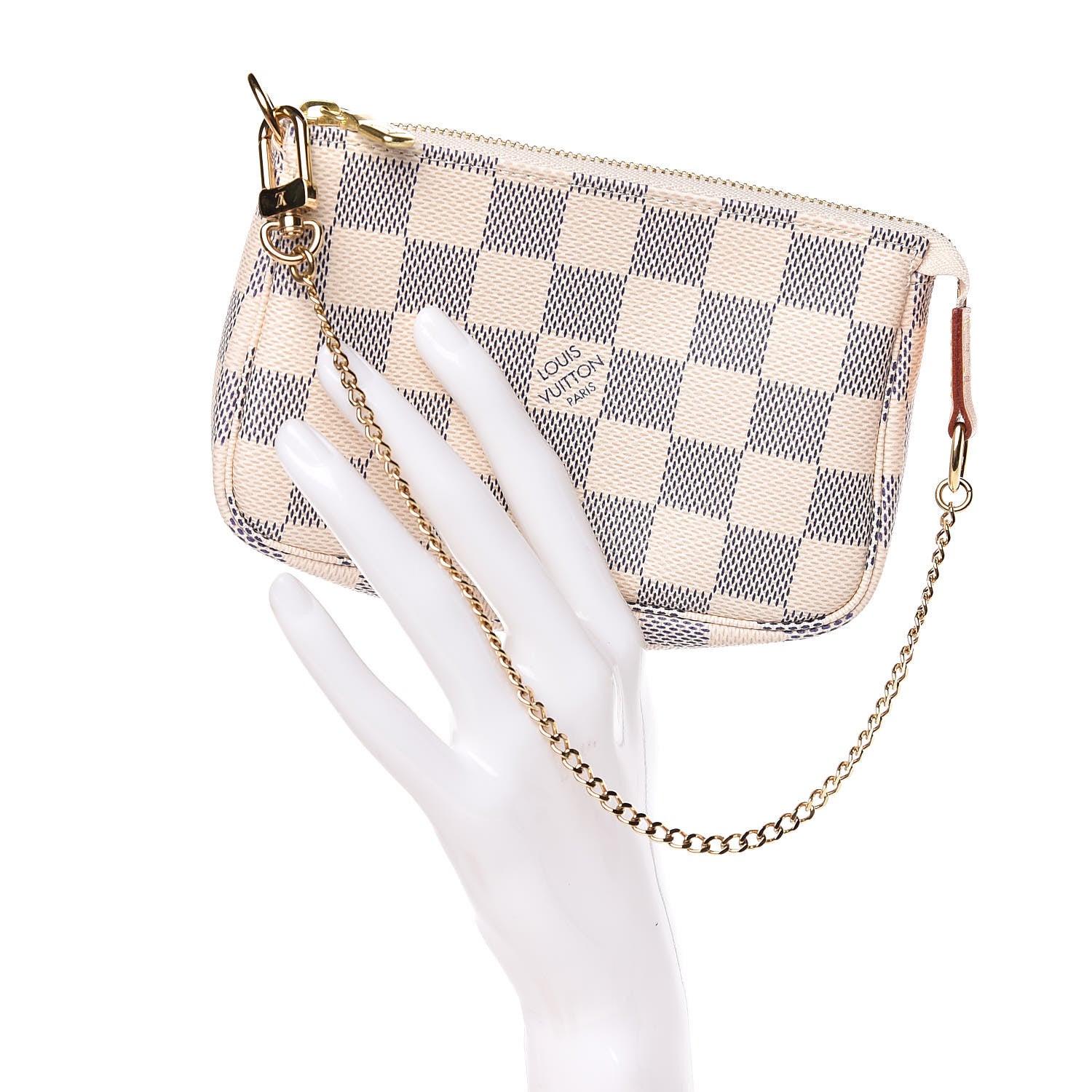 Louis Vuitton Damier Azur Mini Pochette Accessories 2 of 8