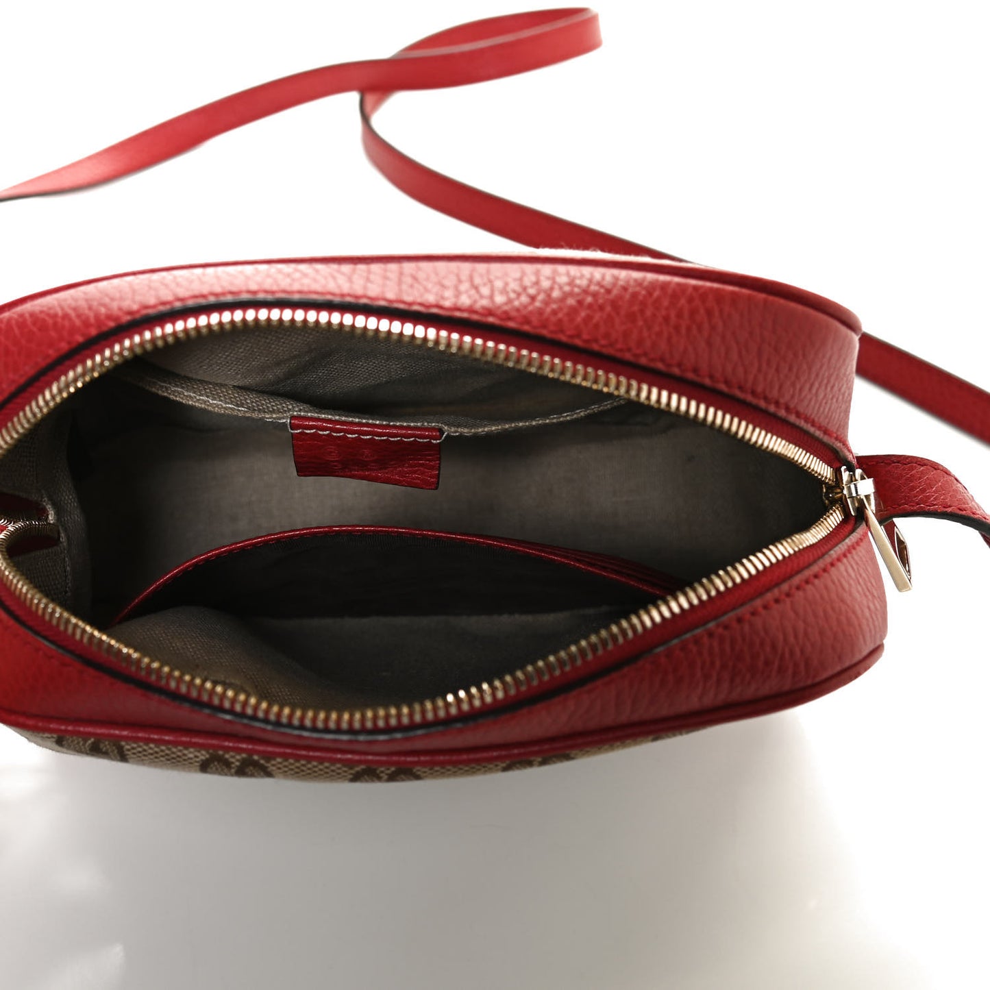 Monogram Mini Bree Messenger Bag Red