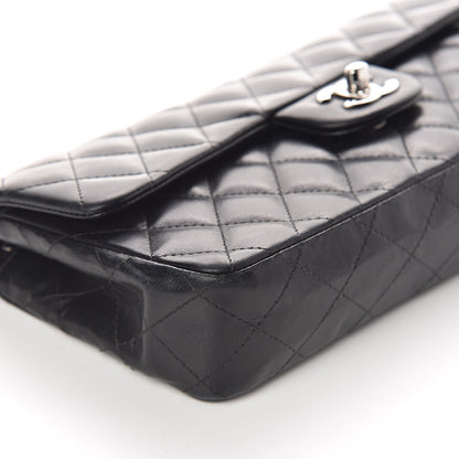 Chanel Lambskin Quilted East West Flap Black 9 of 10