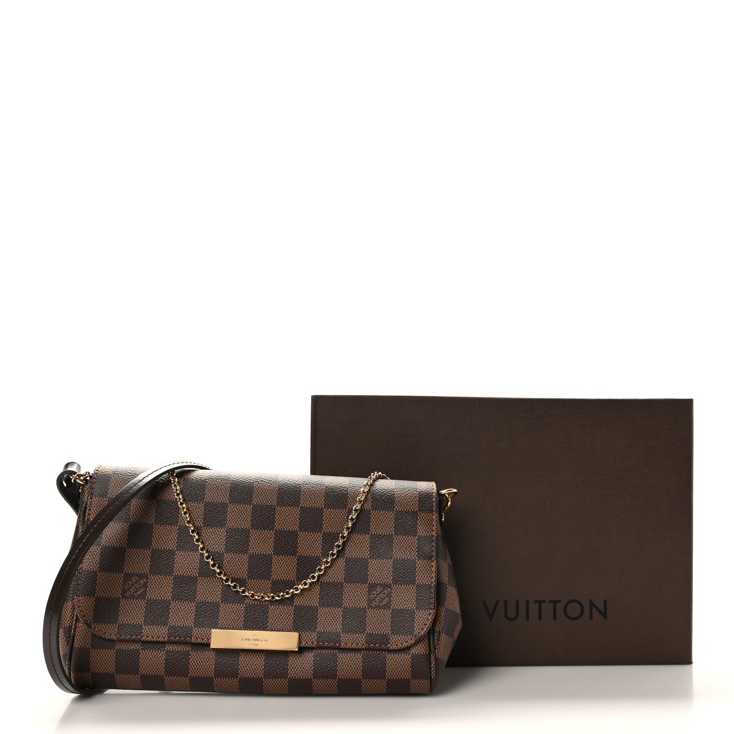 Louis Vuitton Damier Ebene Favorite MM 9 of 9