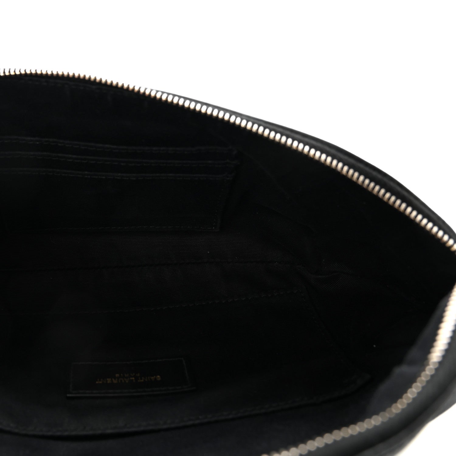 Saint Laurent Grain De Poudre Monogram Belt Bag Black 5 of 9