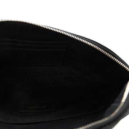 Saint Laurent Grain De Poudre Monogram Belt Bag Black 5 of 9
