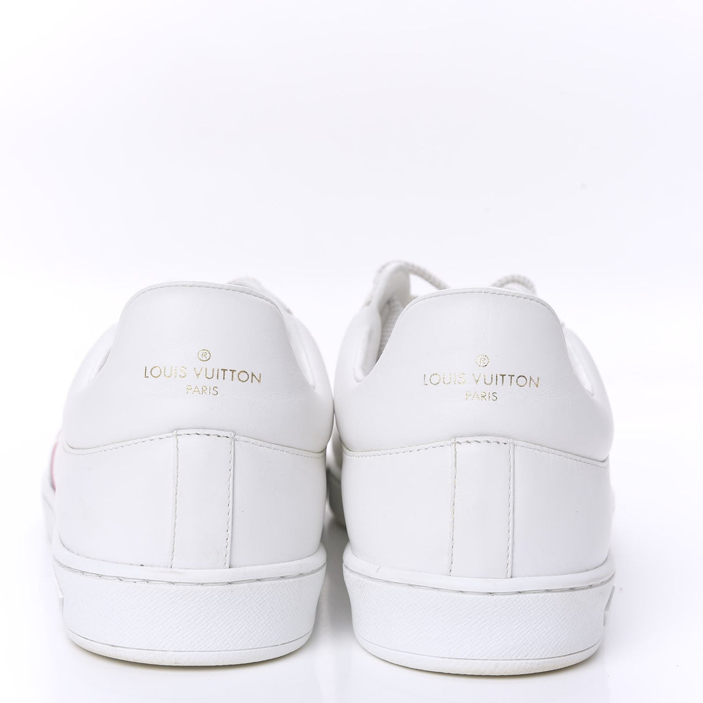 Calfskin Luxembourg Sneakers 9 White Red Blue
