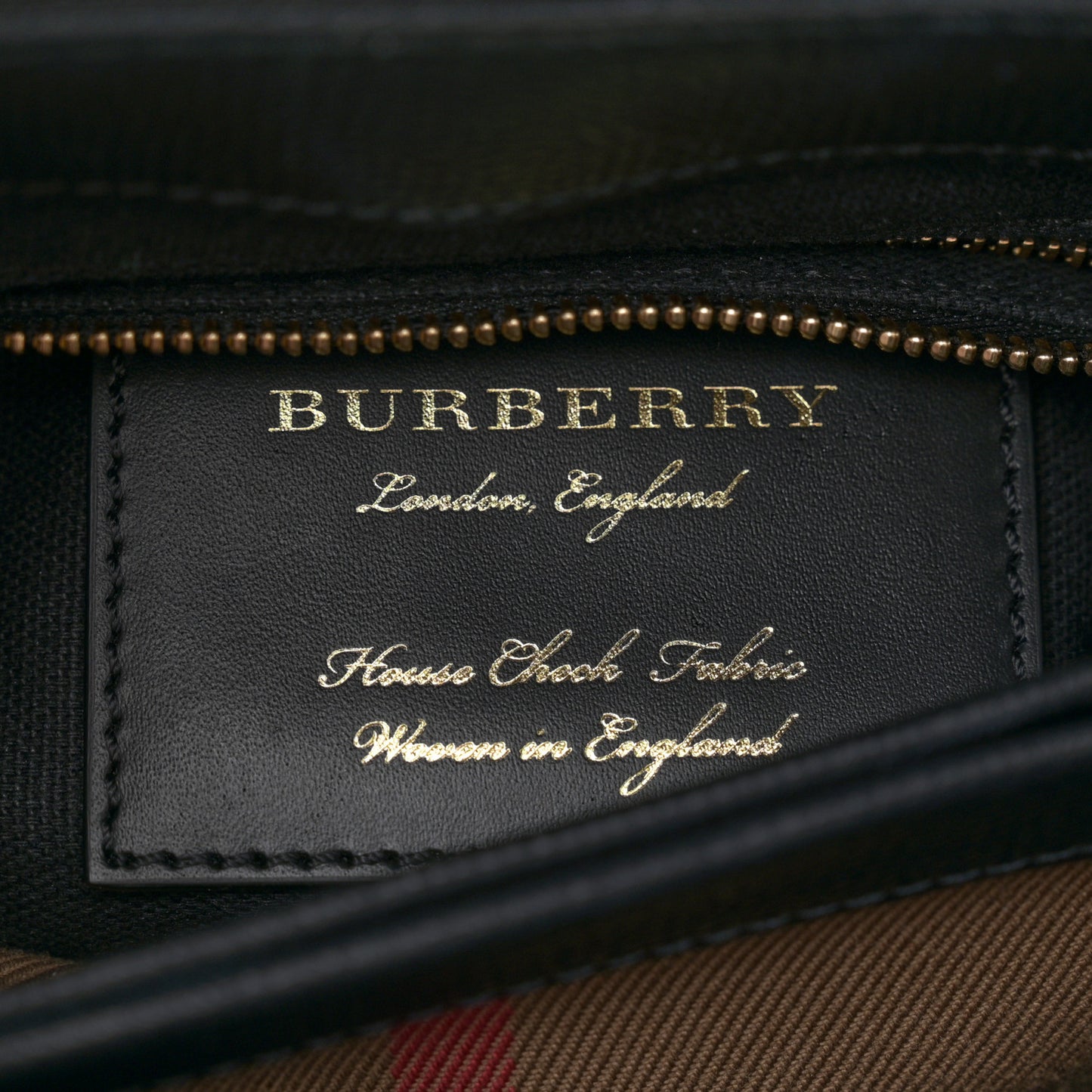 Derby Calfskin House Check Small Camberley Black