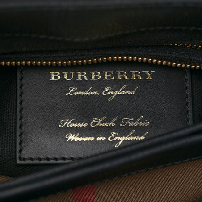 Burberry Derby Calfskin House Check Small Camberley Black 6 of 10