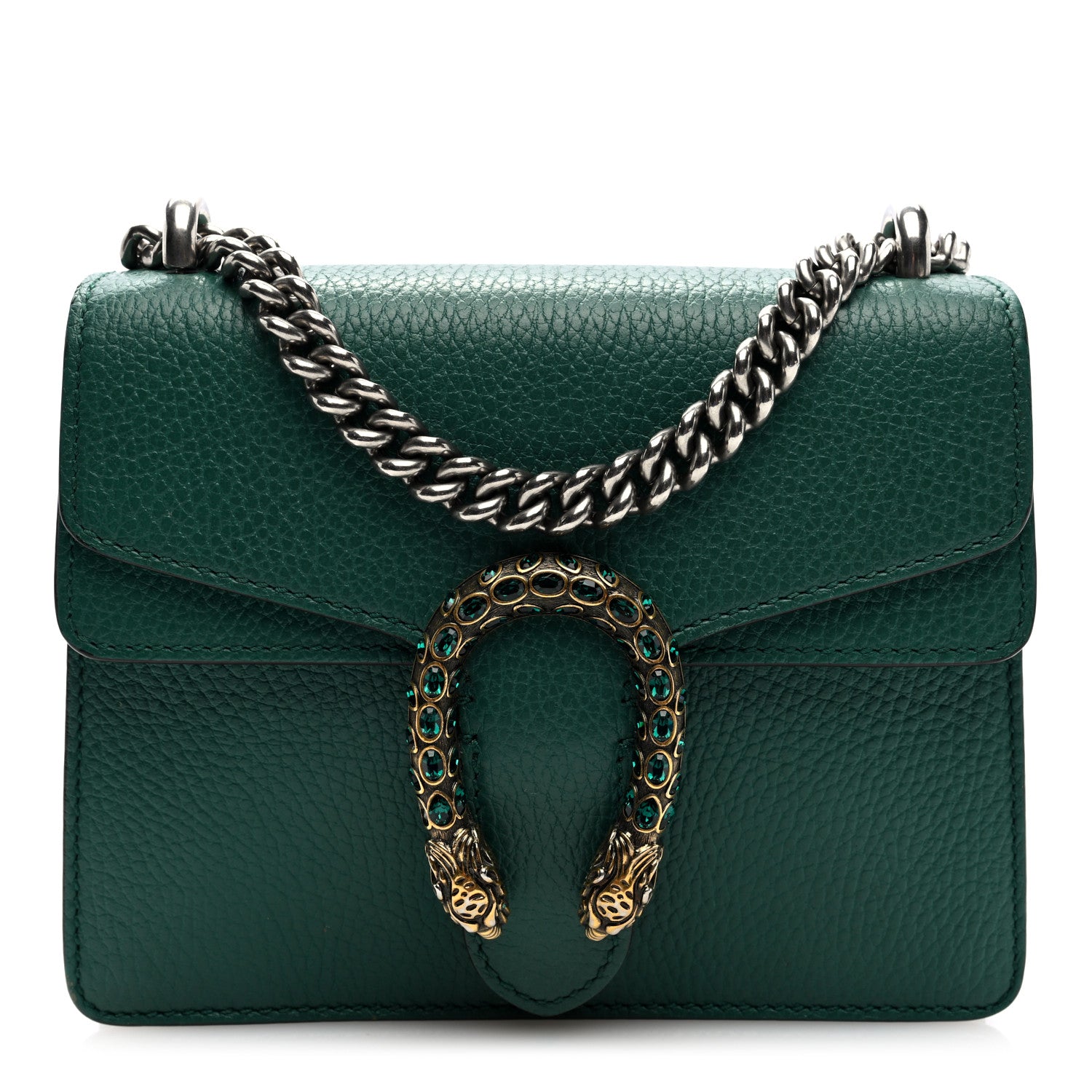 Gucci Calfskin Mini Dionysus Shoulder Bag Emerald 1 of 11