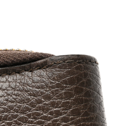 Gucci Dollar Calfskin Bi-Color Medium Swing Zip Around Wallet Grey Field Soft Pink 9 of 11