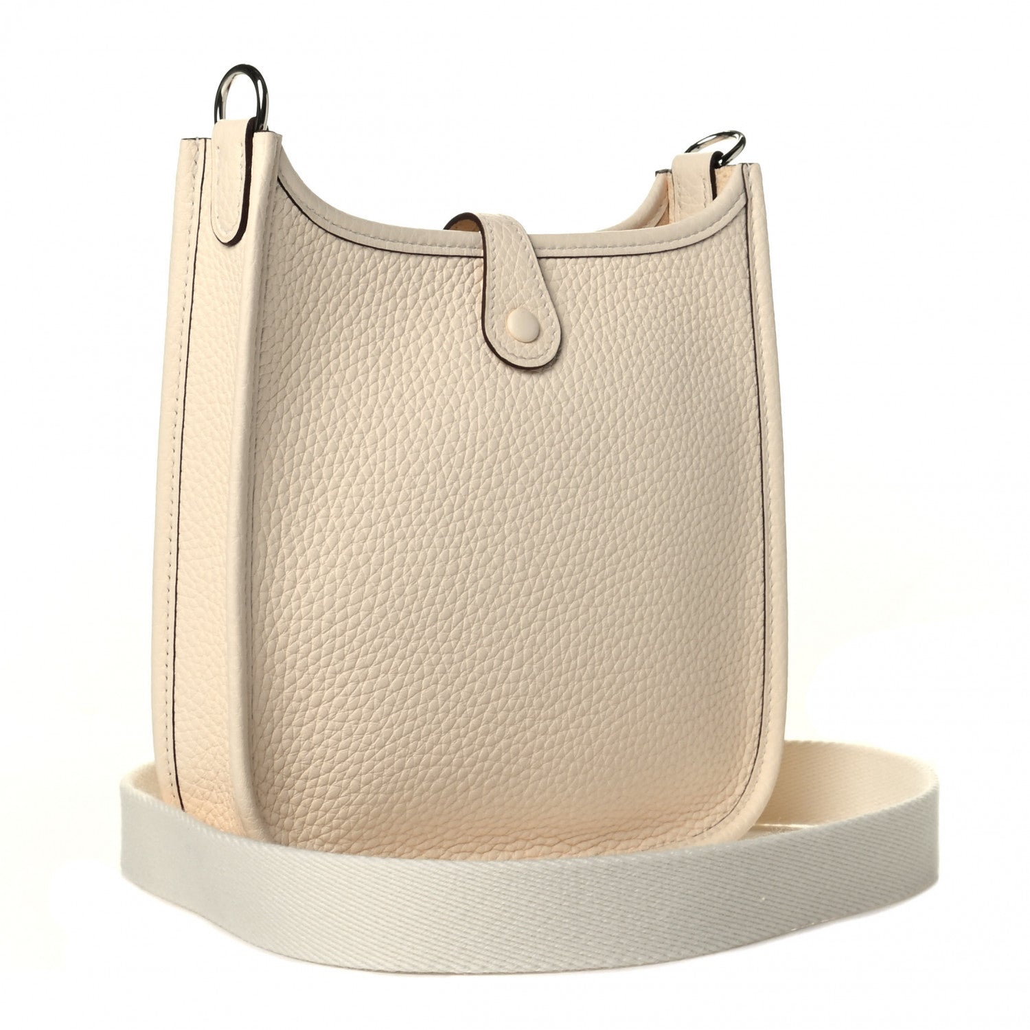 Hermes Taurillon Clemence Amazone Evelyne TPM Nata Craie 2 of 6
