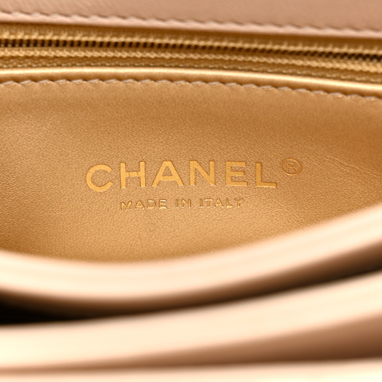 Chanel Lambskin Quilted Trendy Spirit Top Handle Flap Beige 6 of 12