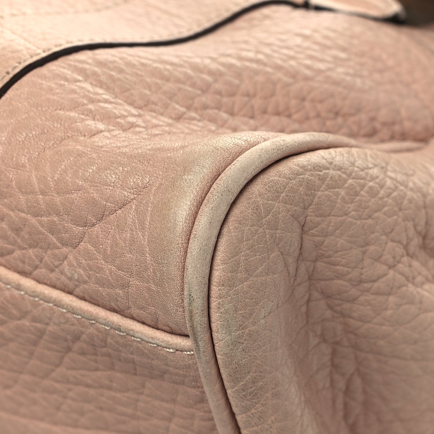 Classic Grain Small Bayswater Satchel Rosewater