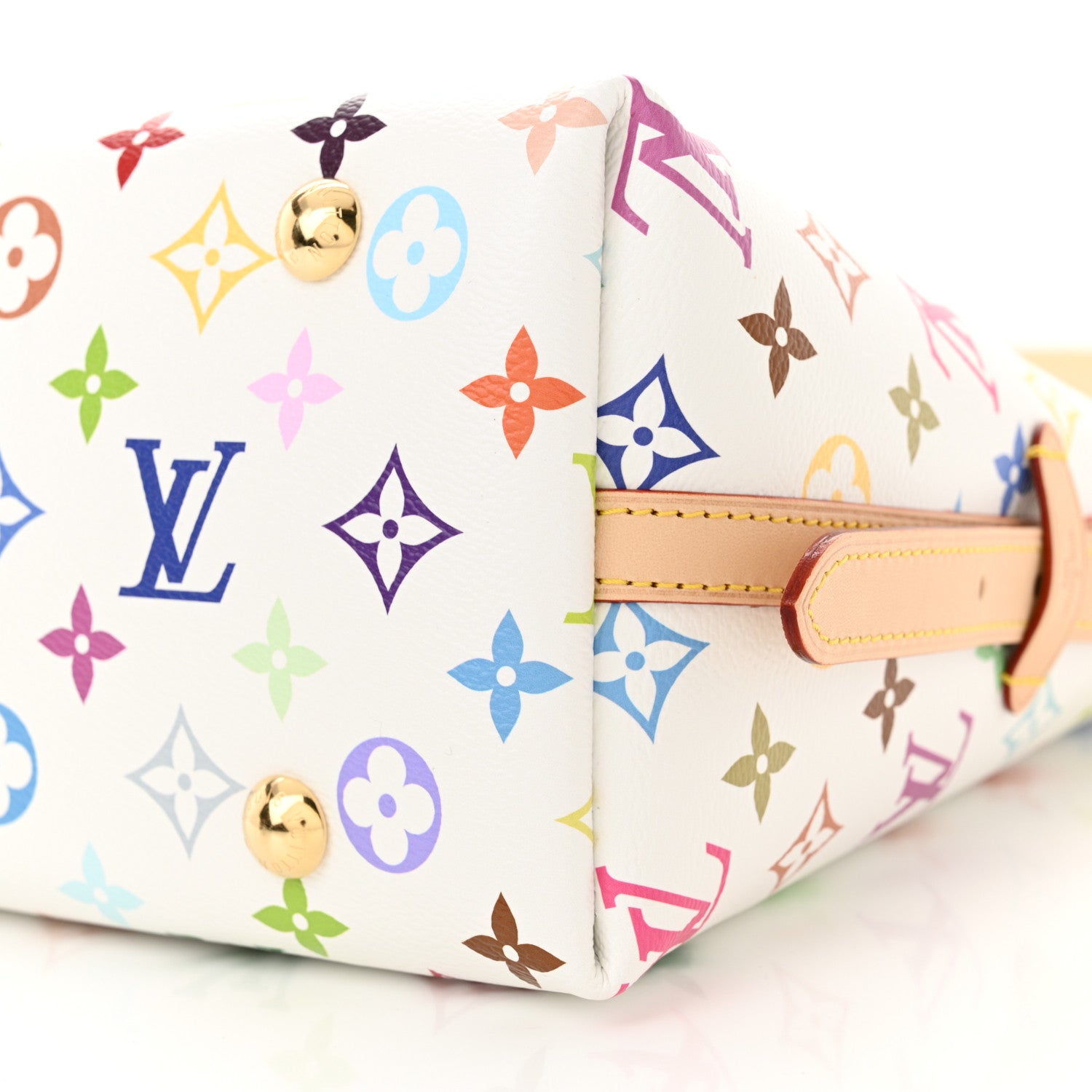 Louis Vuitton LV X TM Monogram Multicolor CarryAll PM White 10 of 11