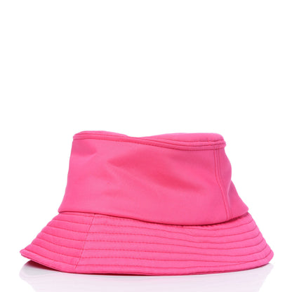 Chanel Canvas CC Bucket Hat S Fuchsia Orange 3 of 13