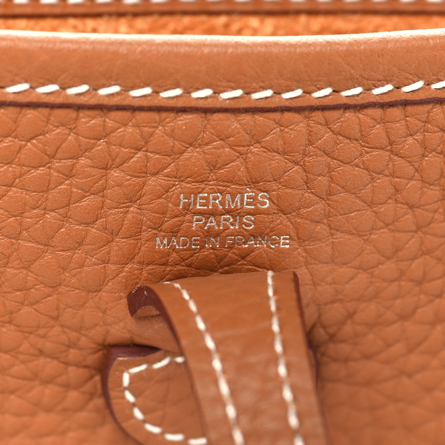 Hermes Taurillon Clemence Evelyne TPM Gold 6 of 11