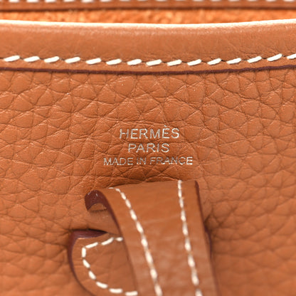 Hermes Taurillon Clemence Evelyne TPM Gold 6 of 11