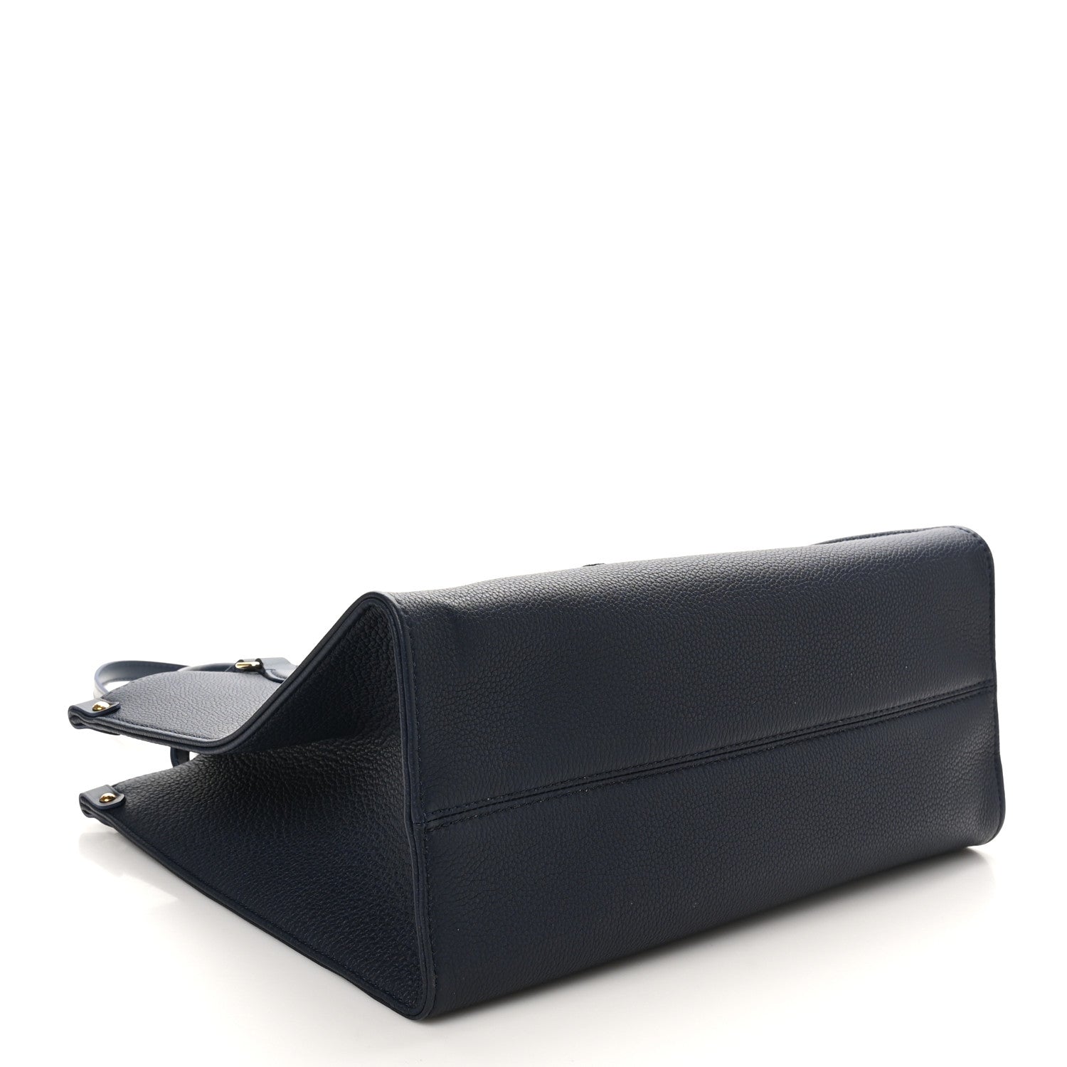 Louis Vuitton Grained Calfskin Nautical Onthego MM Navy Blue 4 of 9