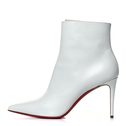 Christian Louboutin Calfskin So Kate Booty 85 Ankle Boots 39.5 White 2 of 8