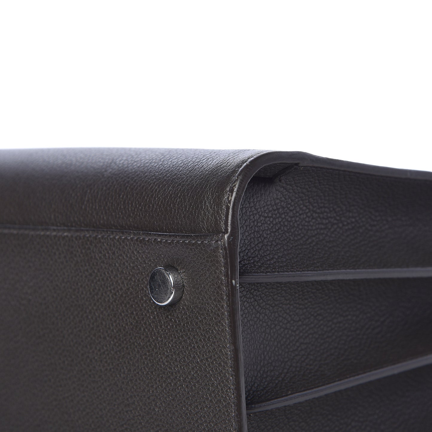 Grained Calfskin Small Sac De Jour Black
