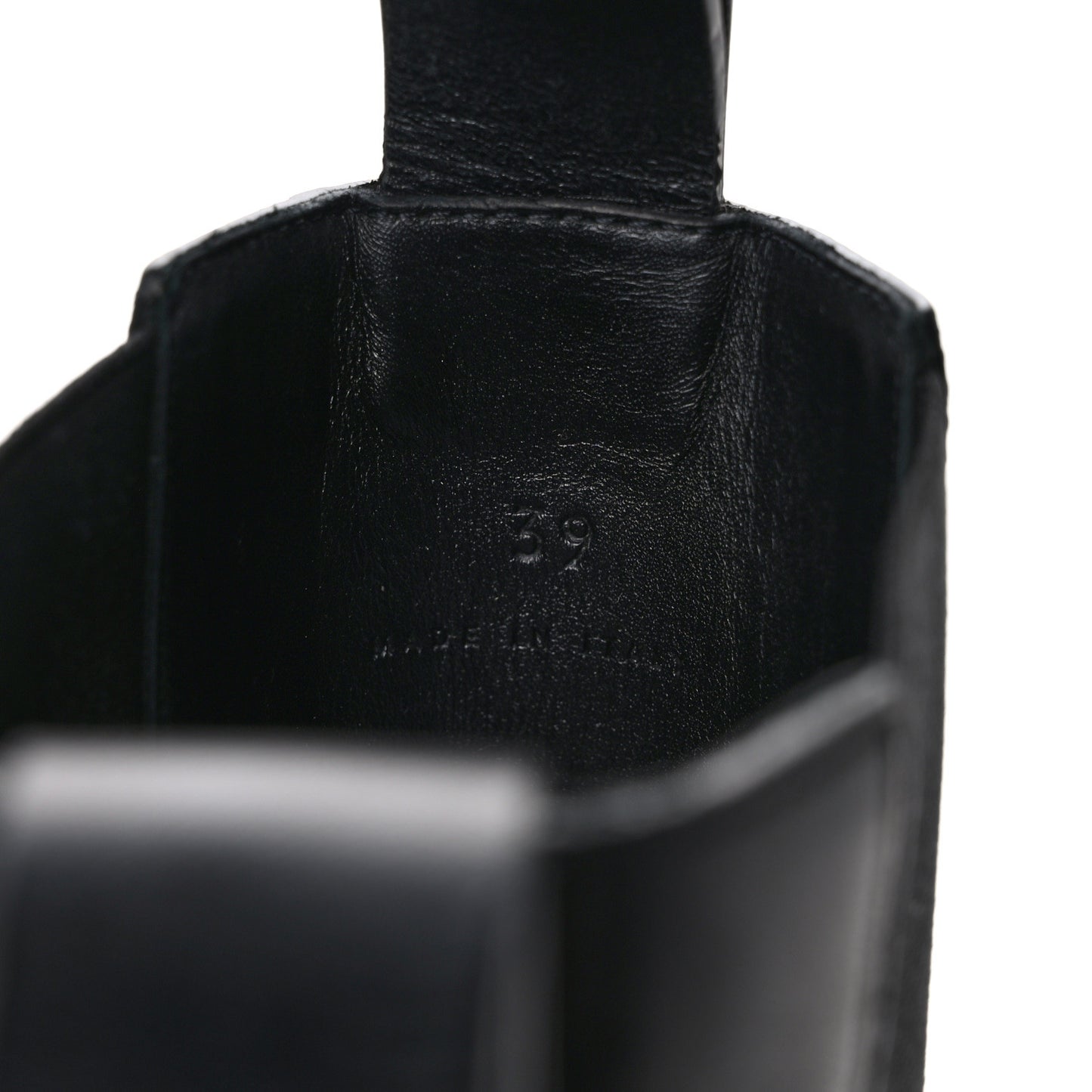 Calfskin The Tire Chelsea Boots 39 Black Seagrass