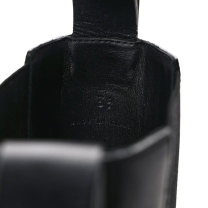 Bottega Veneta Calfskin The Tire Chelsea Boots 39 Black Seagrass 8 of 11