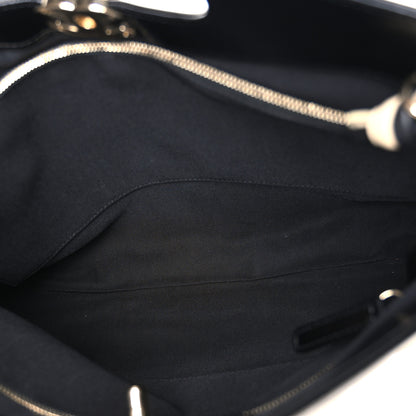 Chanel Aged Calfskin Quilted Large 31 Shopping Bag Beige Black 5 of 10