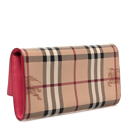 Burberry Haymarket Check Halton Wallet Pink 3 of 8