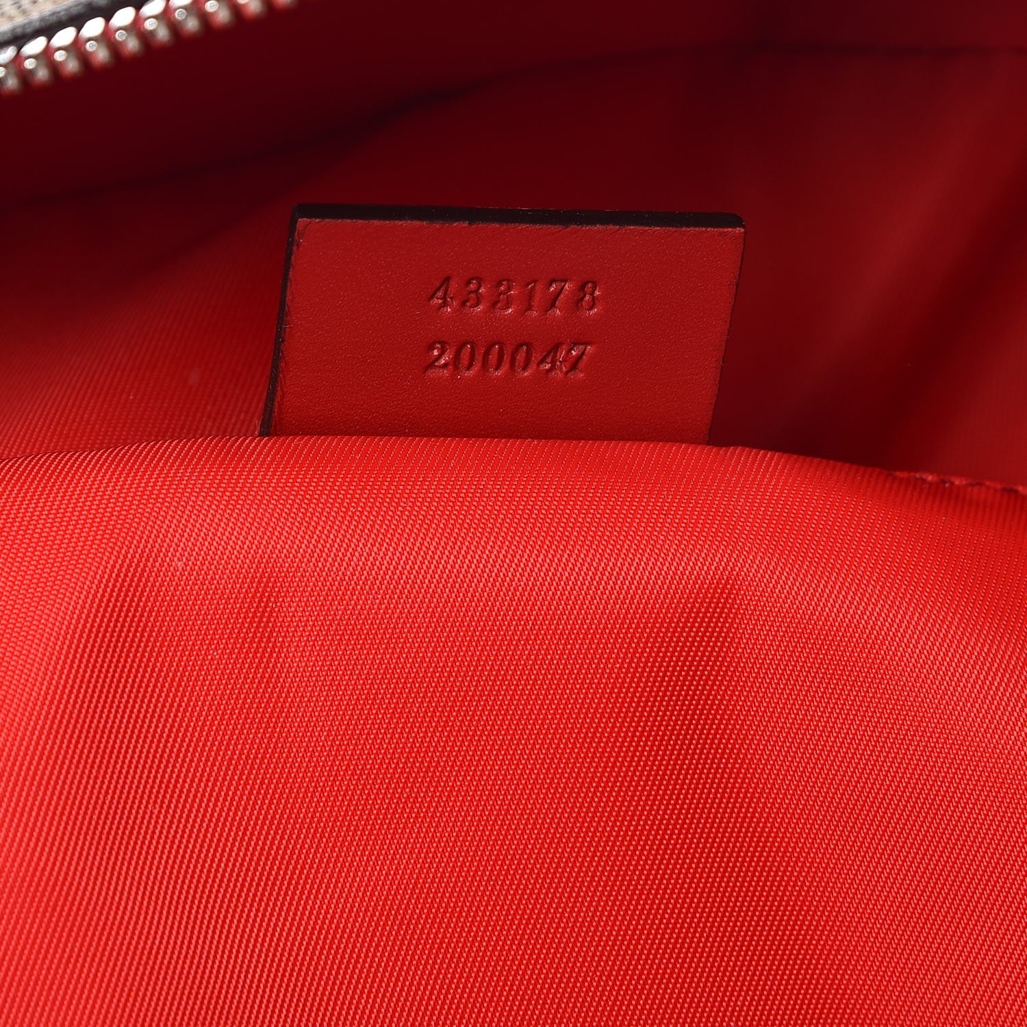 Gucci GG Supreme Monogram Ladybug Backpack Diaper Bag Red 9 of 9